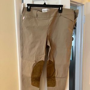 Tailored Sportsman Trophy Hunter Breeches, Knee Patch, Mid-Rise, Tan, 34R
